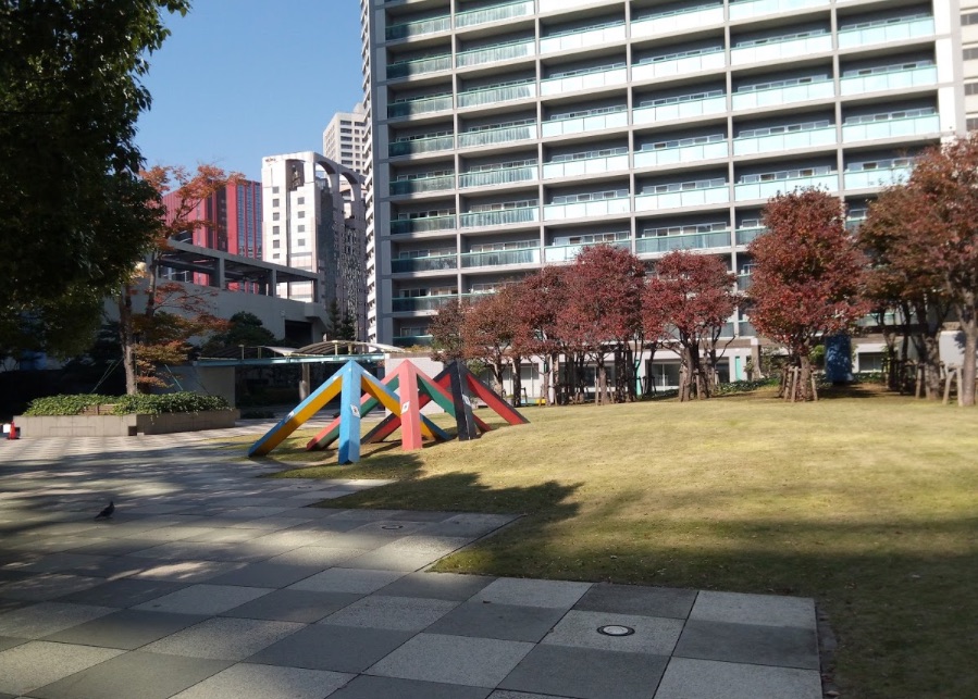 芝浦スクウエアハイツ公開空地