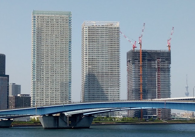 晴海3タワーマンション遠景