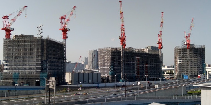 シティタワーズ東京ベイ 工事現場